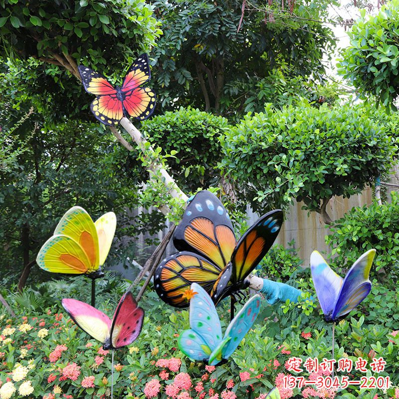 开封蝴蝶玻璃钢仿真雕塑