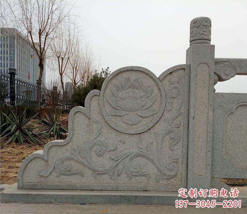 开封户外大理石栏板石雕