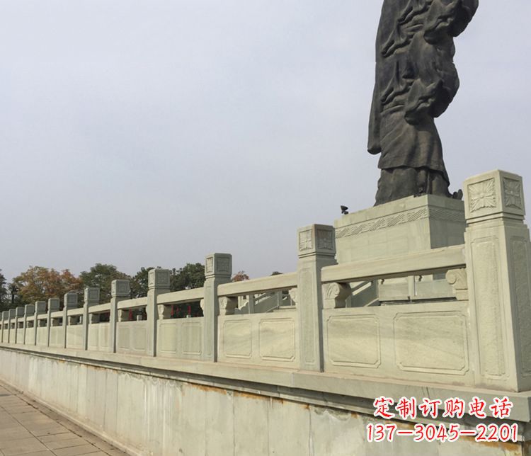 开封护城河大理石栏板石雕 (3)