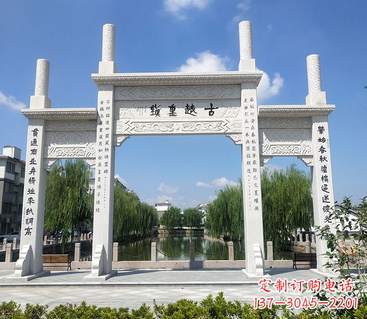 开封华伟石雕牌坊,顶尖定制雕塑