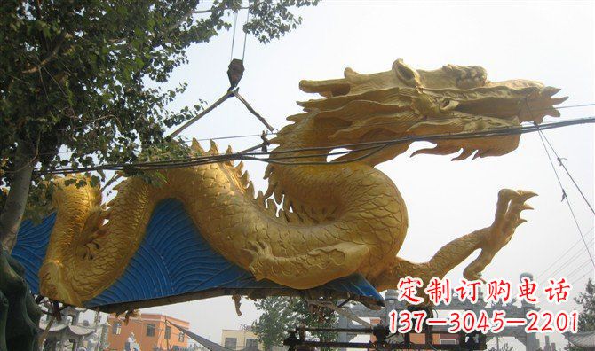 开封黄金龙广场铜雕