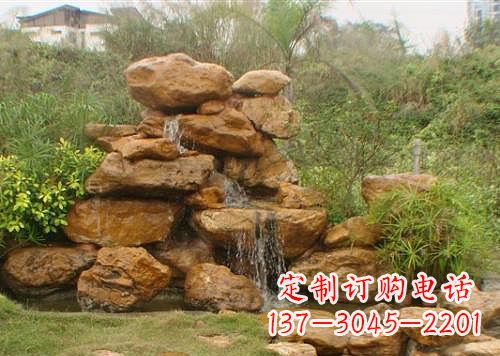 开封黄蜡石假山雕塑,古典美感与精细工艺的完美结合