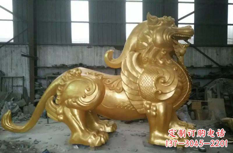开封黄铜貔貅雕塑