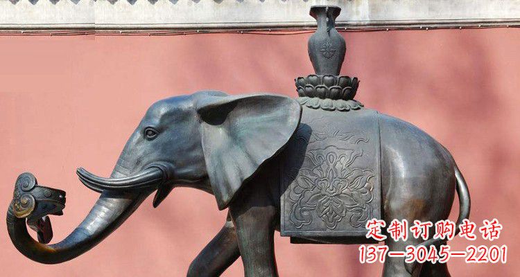 开封吉祥大象铜雕