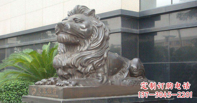开封中领雕塑-雕刻狮子铜雕定制
