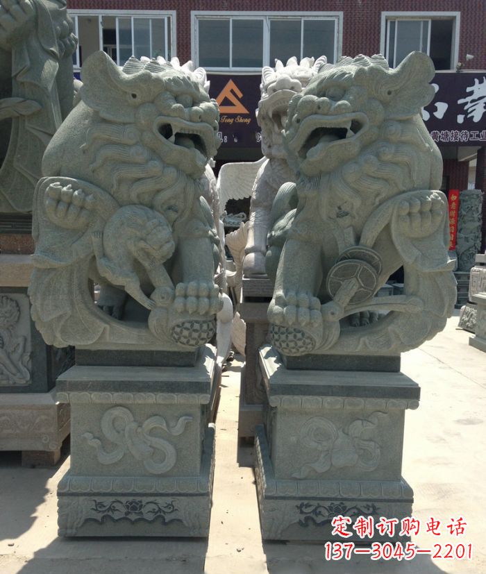 开封南方风石雕狮子,纯手工为你独一无二