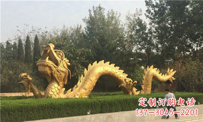 开封金龙公园铜雕景观雕塑