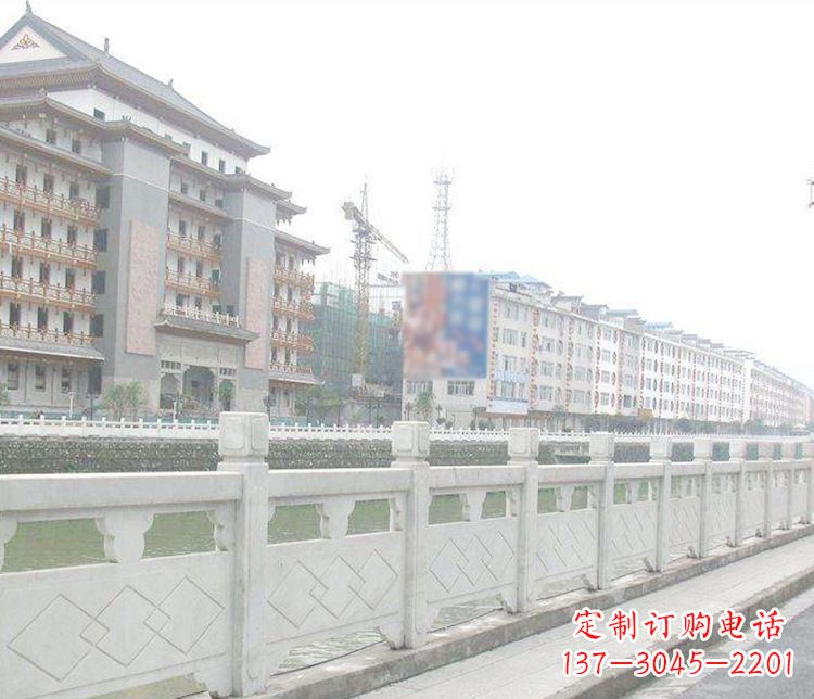 开封流光溢彩的大理石栏板石雕