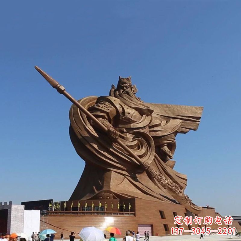 开封精美大型历史名人关公铜雕