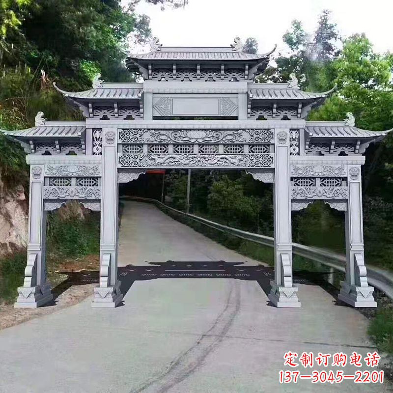 开封专业定制石牌坊雕塑