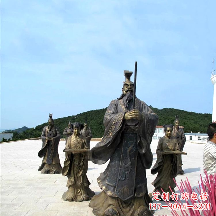 开封中领雕塑——汉武帝刘彻祭天情景雕塑