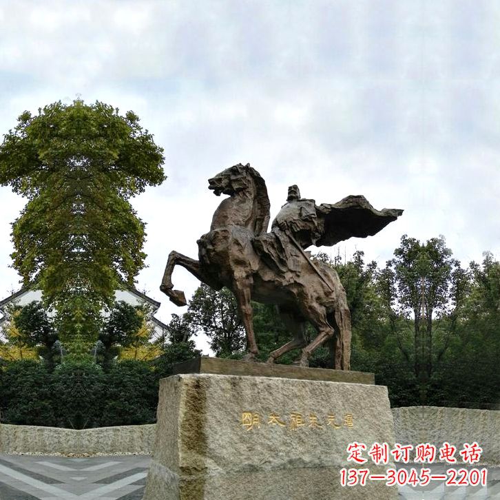开封华夏文明领袖朱元璋铜雕塑