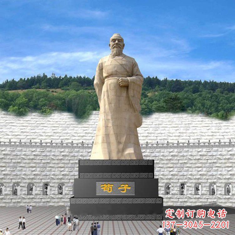 开封荀子大型石雕塑,追求卓越的精致艺术