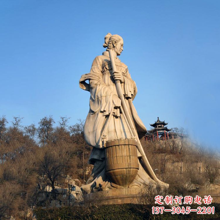 开封重温历史的美女雕塑