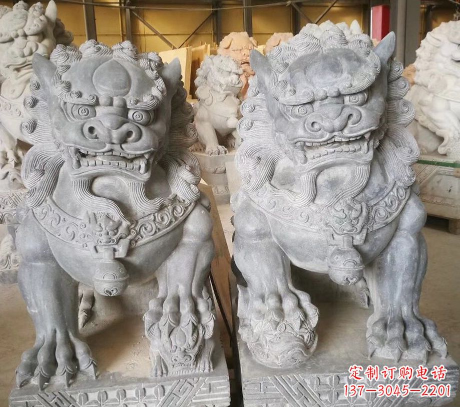 开封南方石狮子雕塑,传承古典工艺