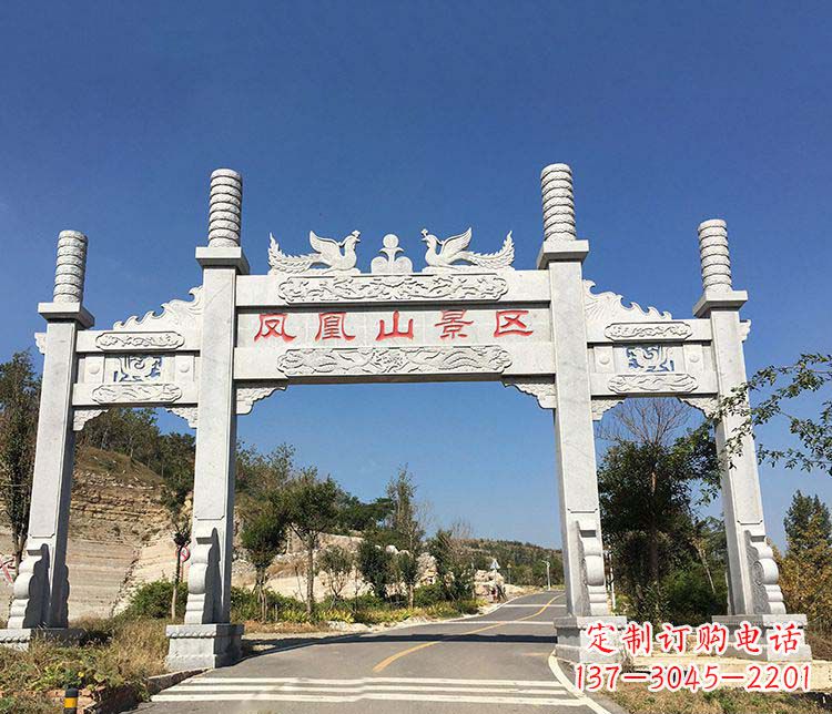 开封中领雕塑:高质量牌坊石雕