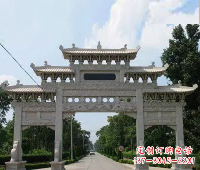 开封高品质牌坊石雕,专为客户量身定制