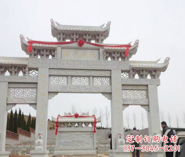 开封中领雕塑专业定制牌坊石雕