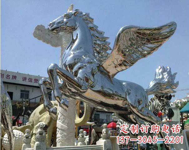 开封中领雕塑定制的飞马雕塑