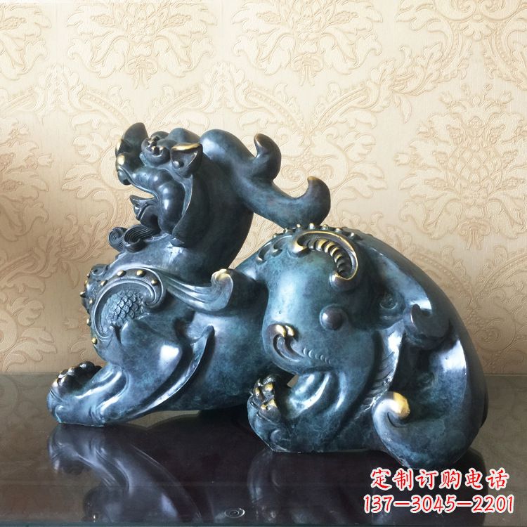 开封中领雕塑貔貅雕塑——象征着福祉和吉祥
