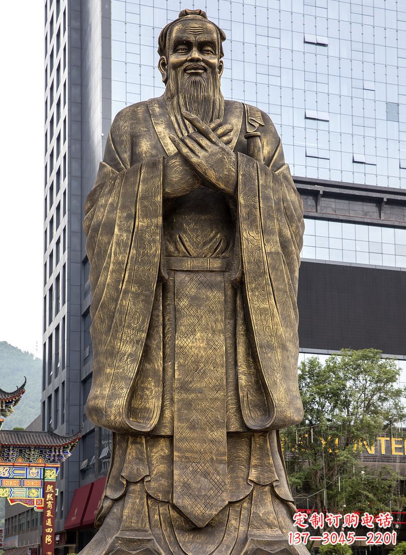 开封传承古代名人铜雕,一件件精美雕塑装点你的生活