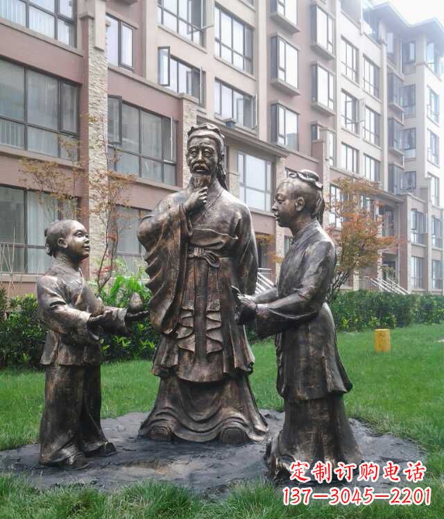 开封中领雕塑:让梨中古代人物雕塑定制服务