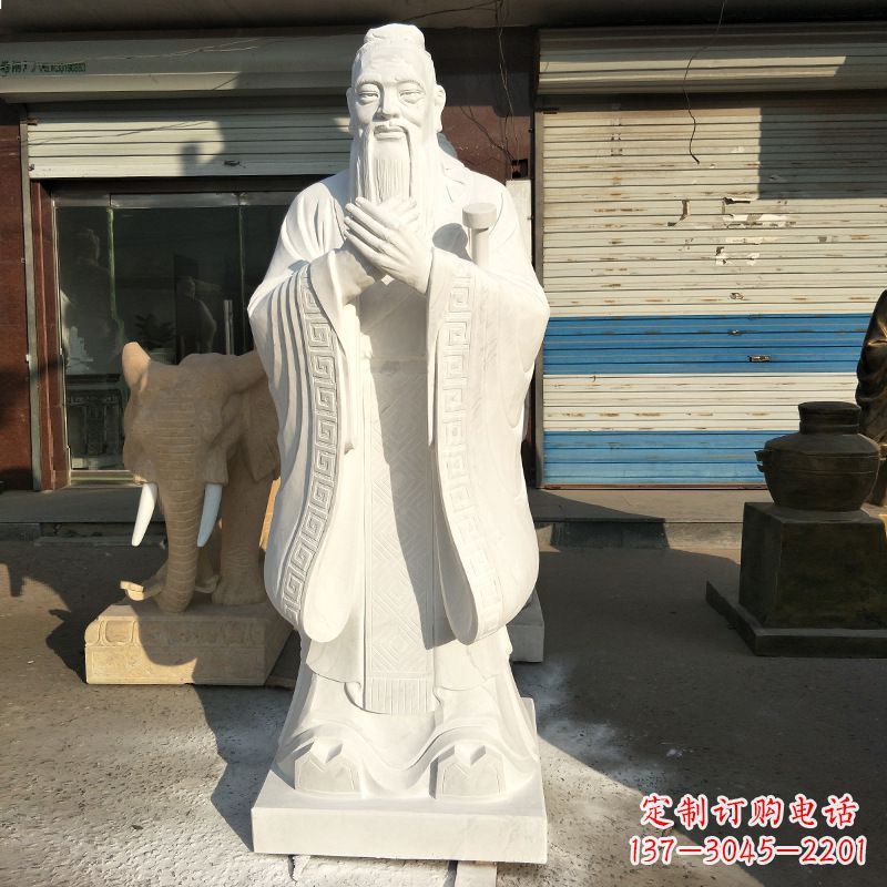开封孔子雕塑--中领雕塑定制