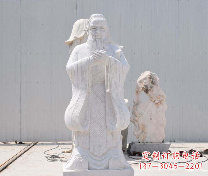 开封孔子古代名人石雕 (4)