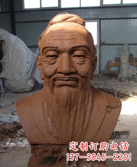 开封孔子雕像泥塑,品质保证