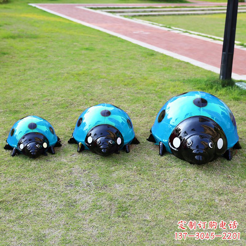 开封中领雕塑青蓝瓢虫雕塑是一款独特而又精致的…