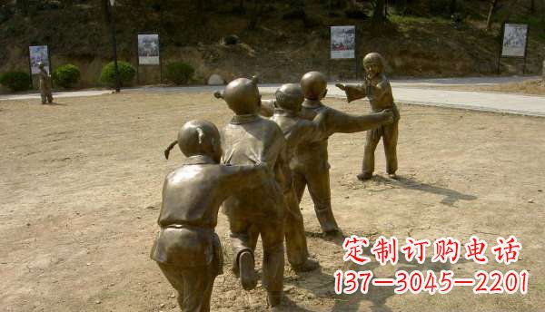开封珍贵传统,中领雕塑老鹰抓小鸡铜雕