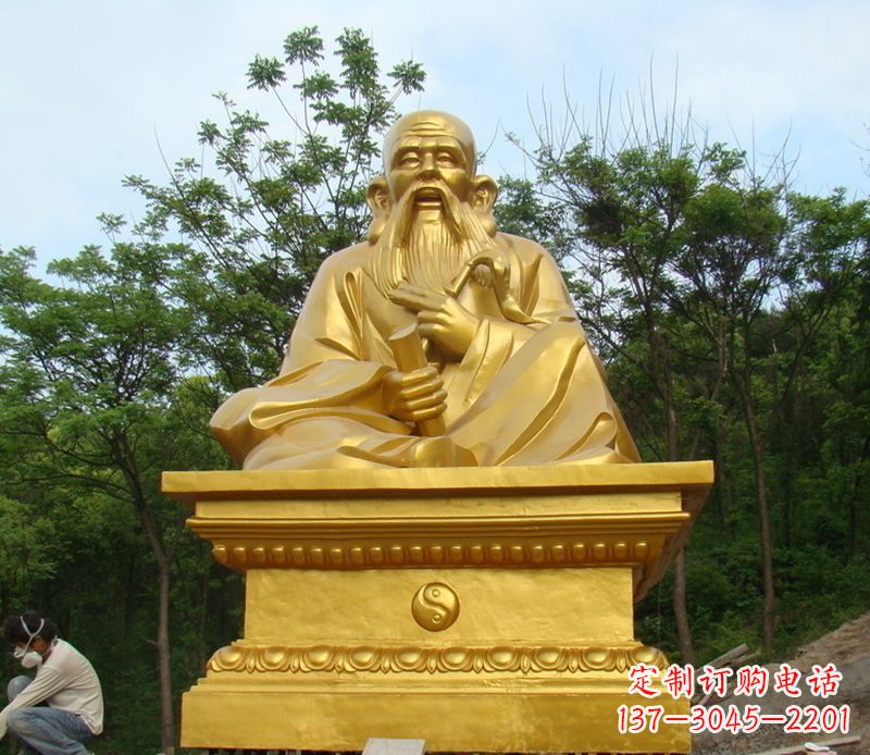 开封拥有传统文化精髓的老子铜雕