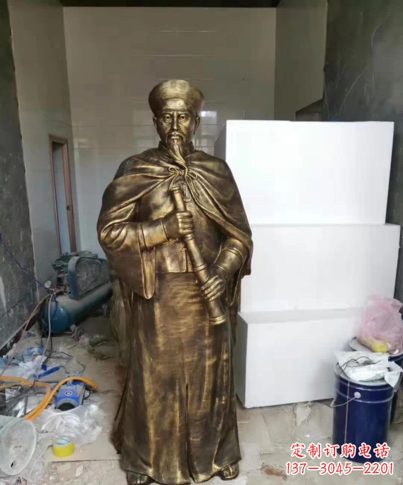 开封荣耀中国历史人物——林则徐铜雕
