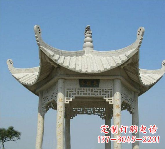 开封领雕塑-凉亭石雕定制厂家