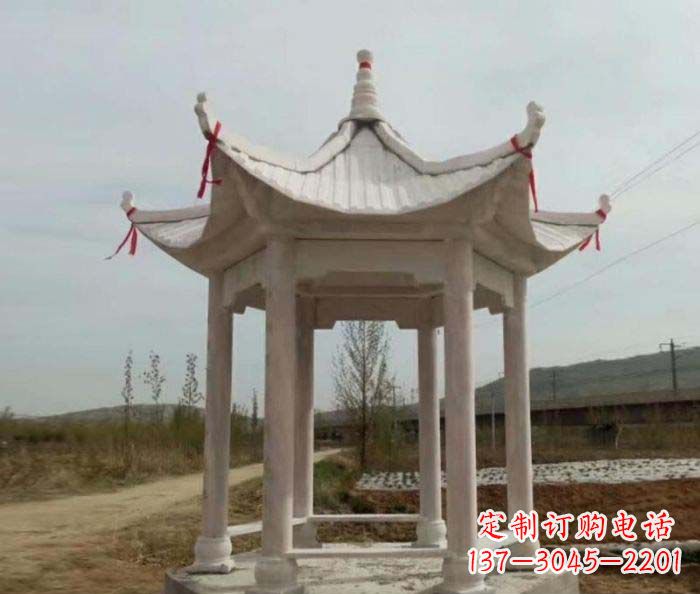 开封凉亭雕塑定制--领雕塑