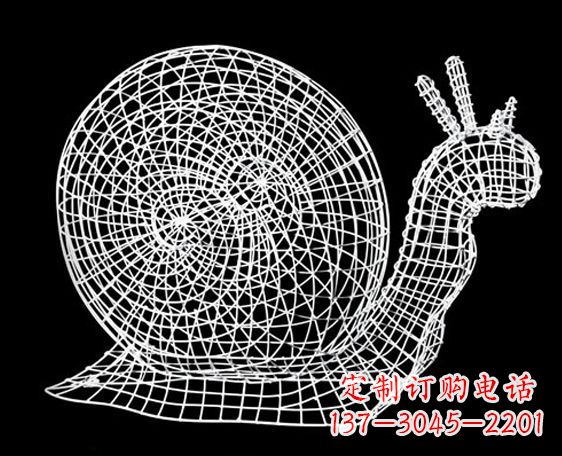 开封中领雕塑的蜗牛镂空雕塑