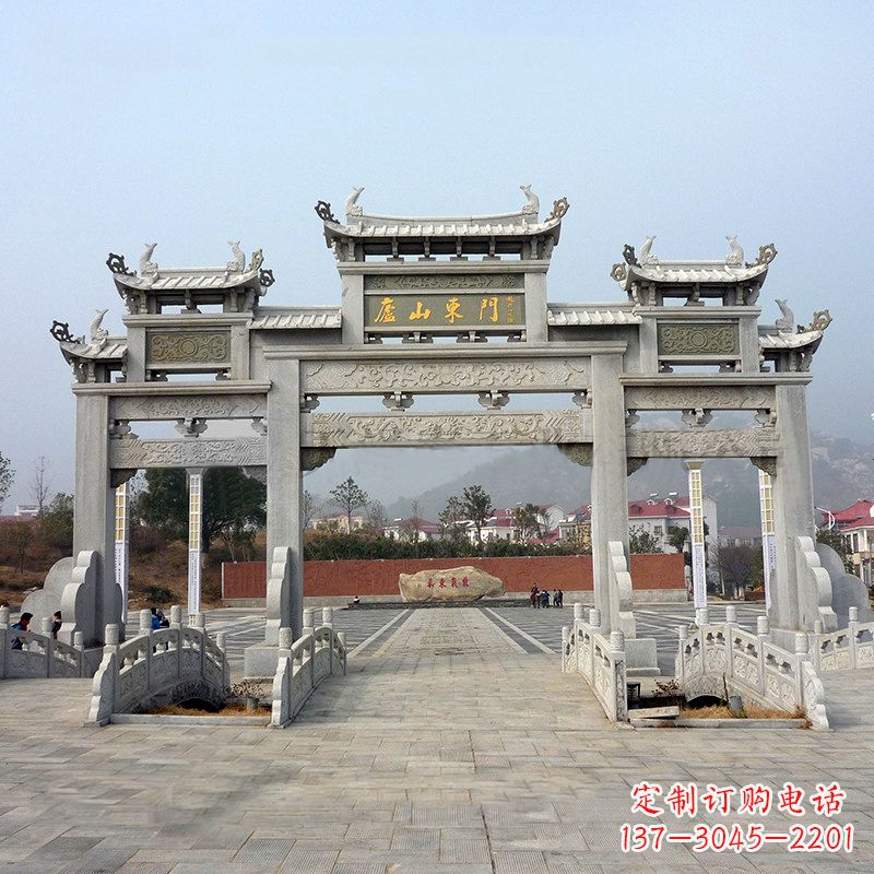 开封庐山大门石牌坊雕塑特色产品介绍