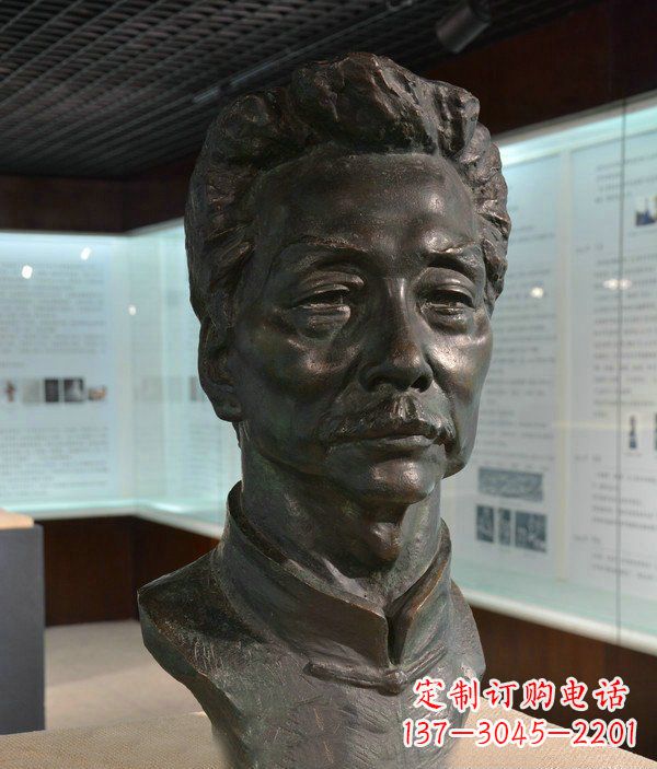 开封鲁迅名人铜雕雕塑—传承文化,永久纪念