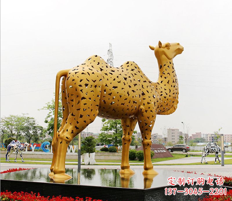 开封中领雕塑:骆驼雕塑精美绝伦
