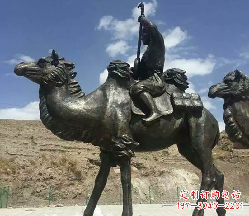 开封骆驼铜雕,雕塑定制制造商