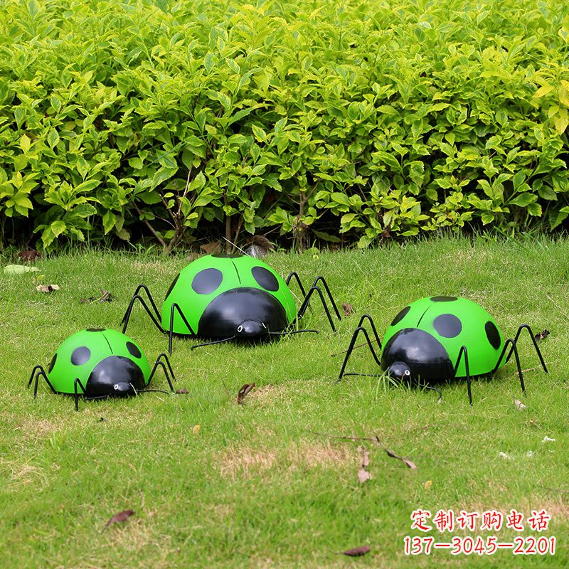 开封绿色七星瓢虫雕塑