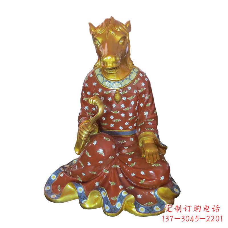 开封精心制作的生肖玻璃钢雕塑
