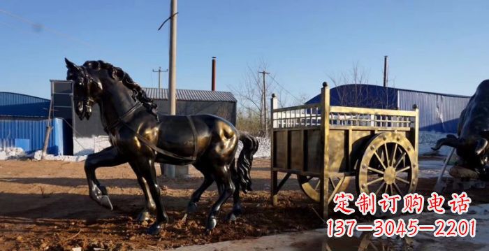 开封华丽复古,名车贵族,精美马车雕塑
