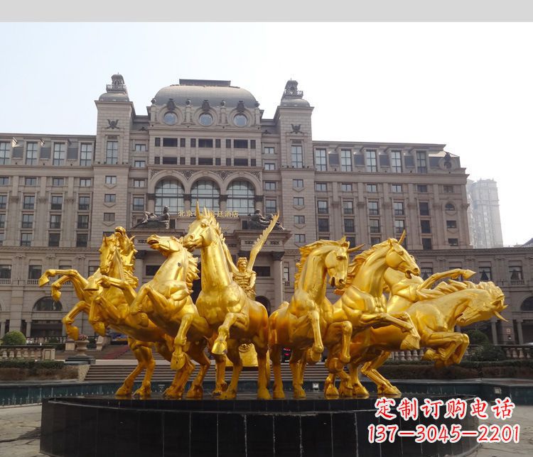 开封马动物铜雕,令您流连忘返