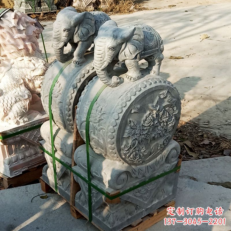 开封门墩石雕貔貅