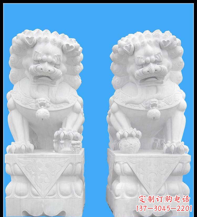 开封狮子雕塑,魅力体现宏伟大气