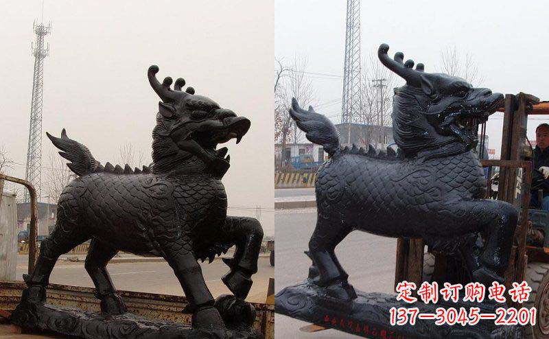 开封艺术精灵---麒麟神兽铜雕