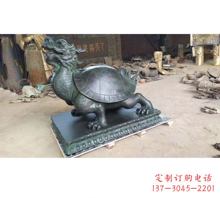 开封青铜古风龙雕塑,精致外形美轮美奂