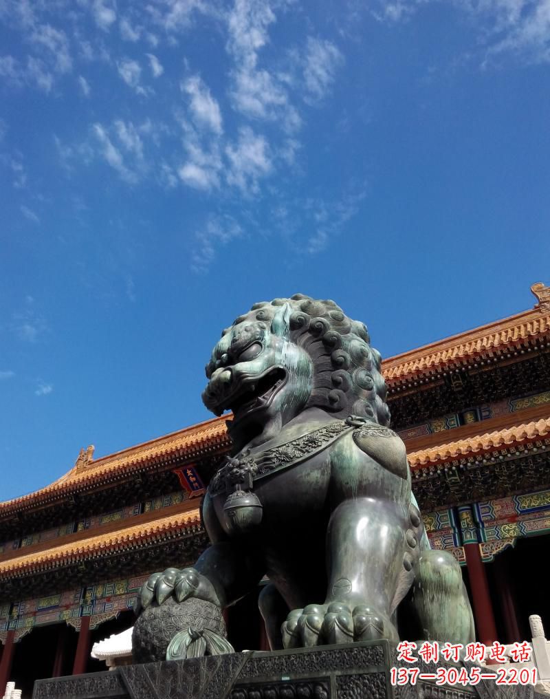 开封铜雕狮子,传承古典文化
