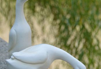 开封高端花园水池鸭子雕塑
